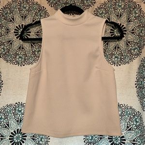 Express Mock Neck Sleeveless Top